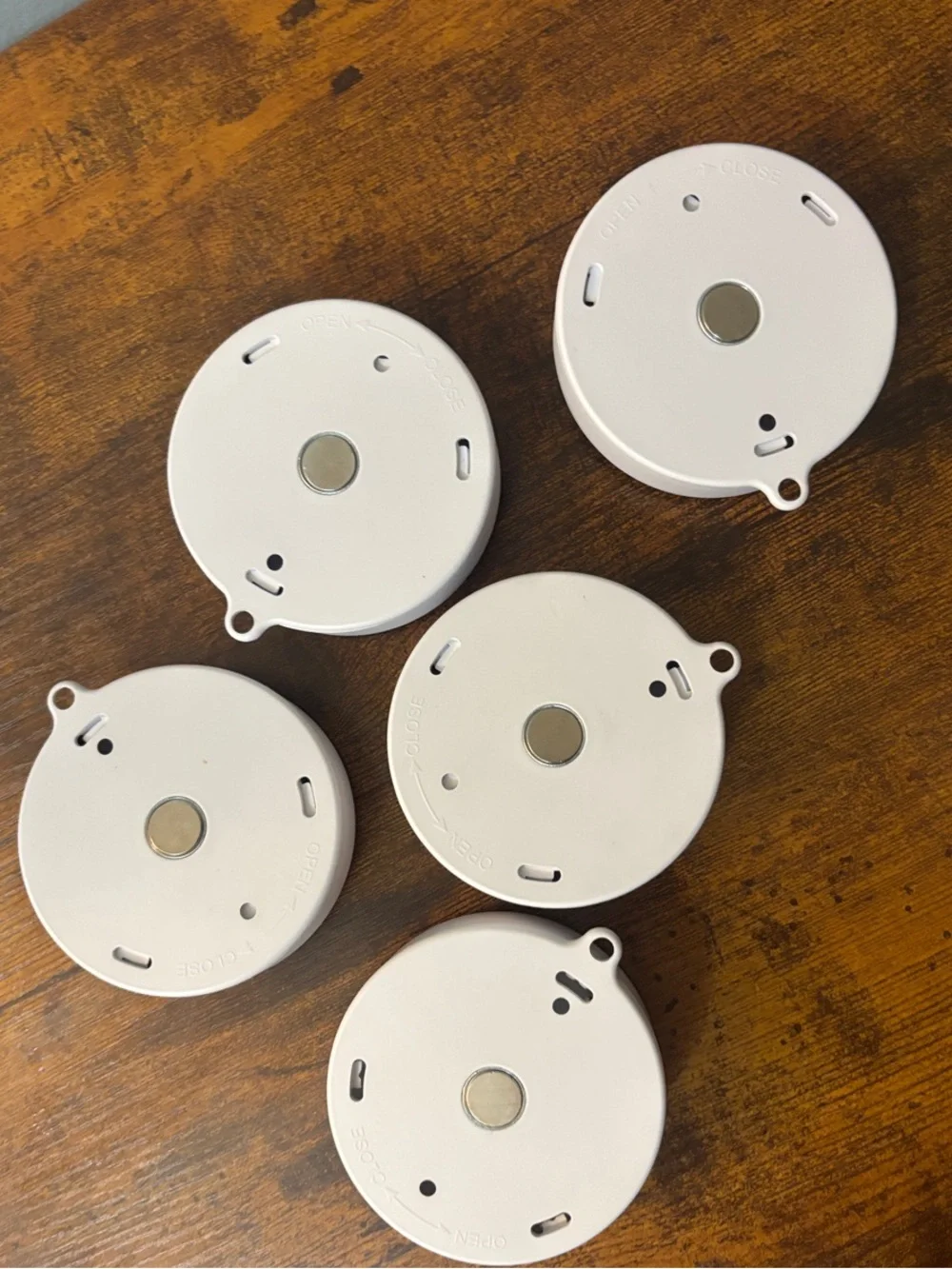 EverBrite Round LED Motion Sensor Night Lights - White (Set of 5)